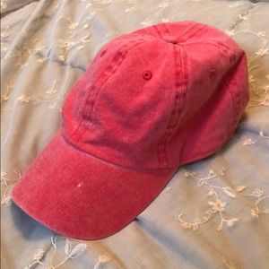 Red Cotton Baseball Cap